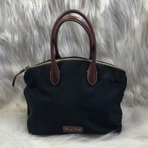 Authentic Dooney & Bourke Black Nylon Satchel
